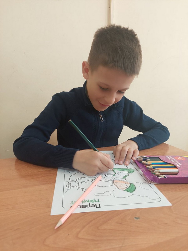 «Раскраска «Символы Победы»